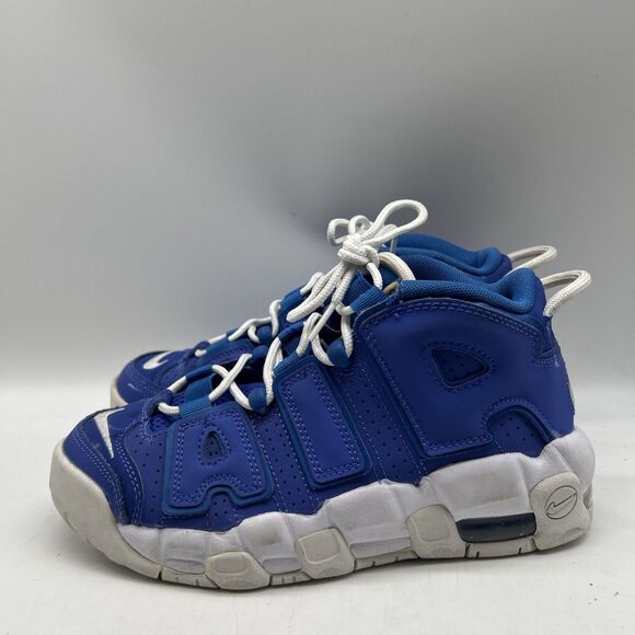 Nike Air More Uptempo 4.5Y Low Medium Blue DM1023-400 GS - Picture 4 of 11